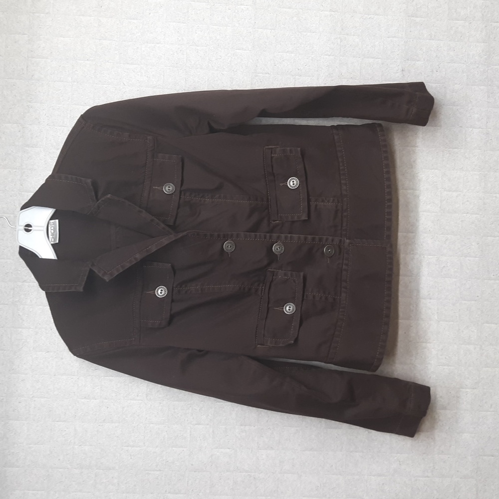 Chico's Brown Denim Jacket